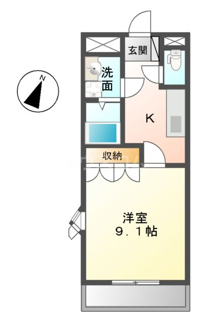 プライムガーデンの間取り