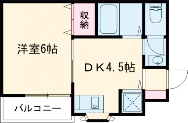 フルール志茂の間取り