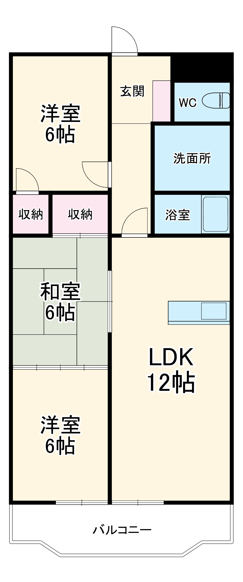 アーバンヒルズ長山の間取り
