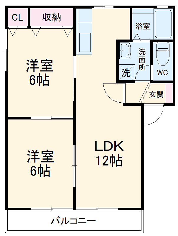 石川ハイツCの間取り