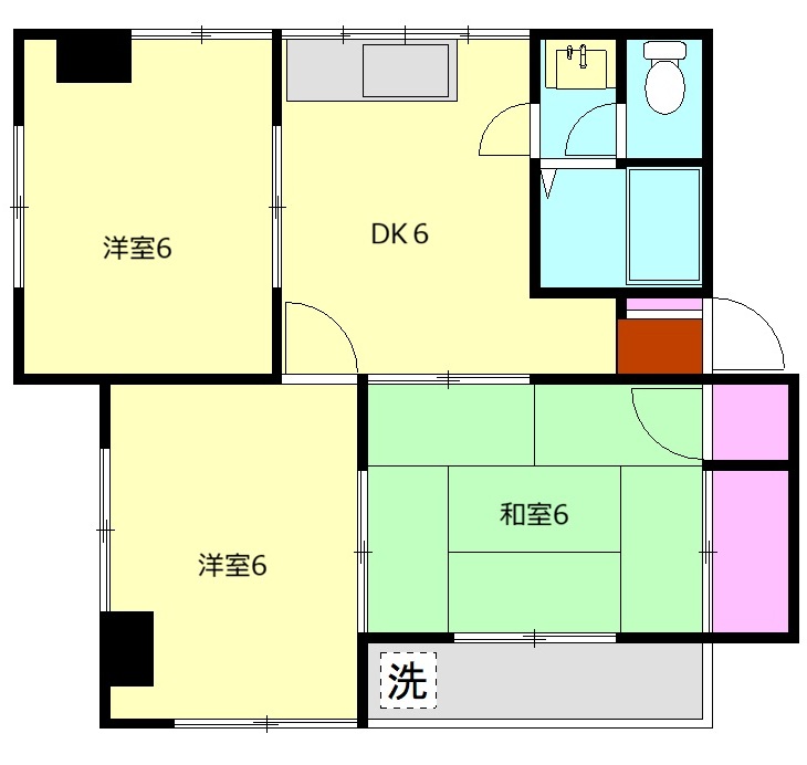 レジデンス香川Ⅱの間取り