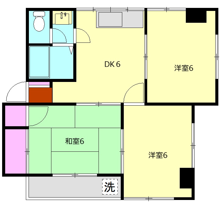 レジデンス香川Ⅱの間取り