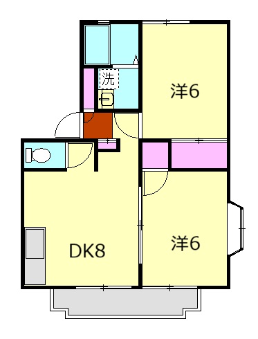 グリーンフィールドＢの間取り