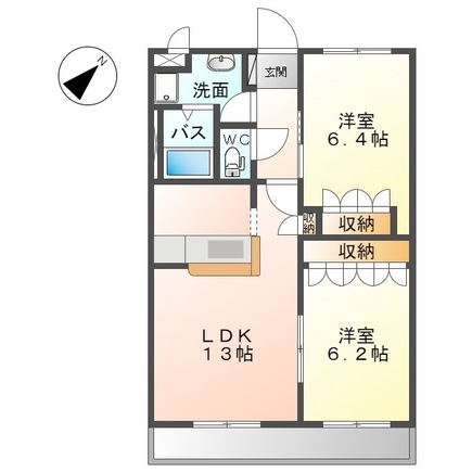 アプリコットの間取り