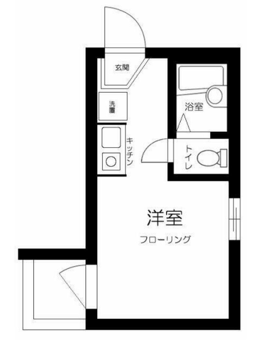 comfort羽田・201号室の間取り