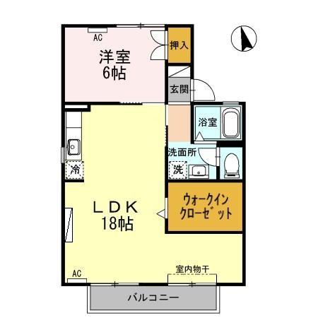 セジュール白山の間取り