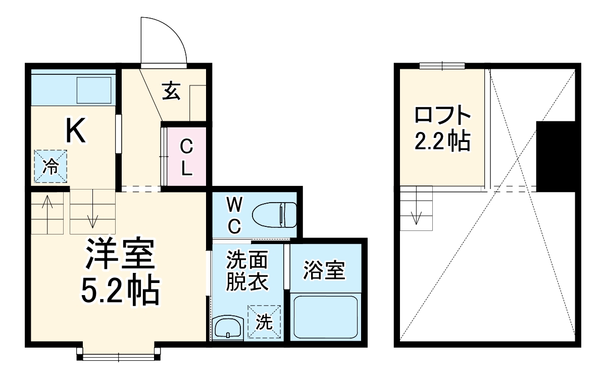 Blanc de Blancsの間取り