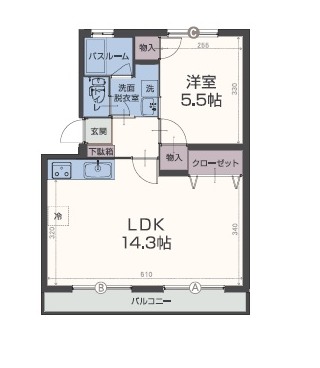 楠の台ハイツの間取り