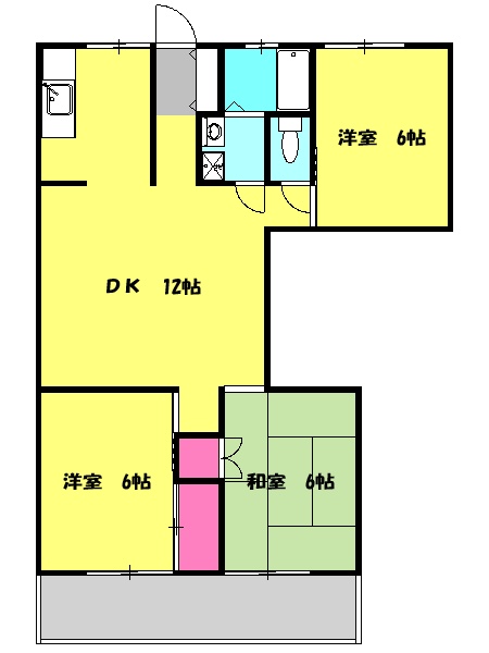 香沼レジデンスの間取り