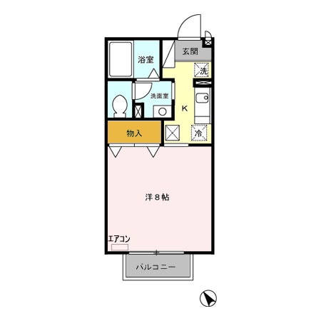 メルベーユ パルの間取り