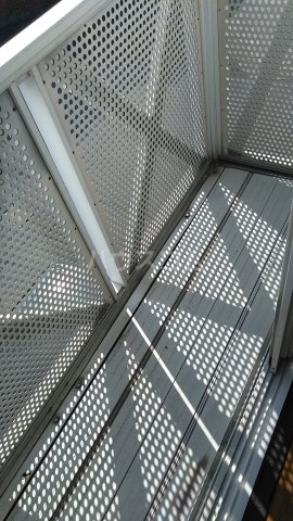 12/28 バルコニー