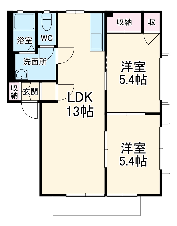 ディアスプラザAの間取り