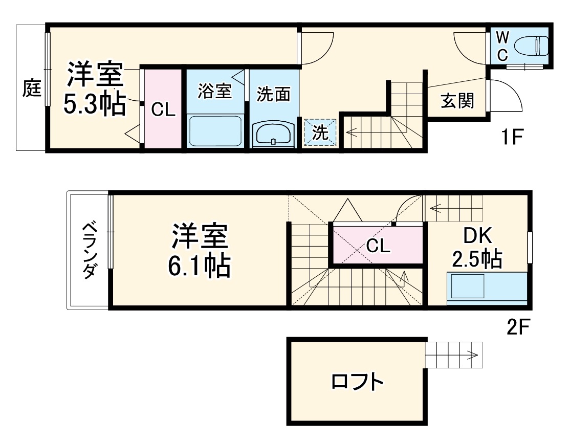 ルナセードルの間取り