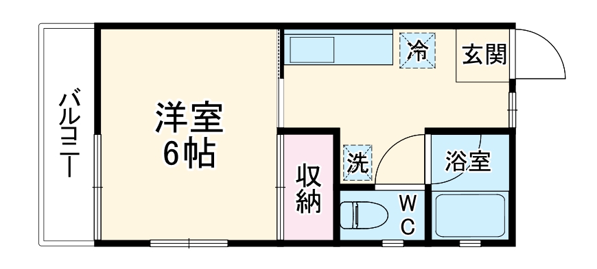 サンハイツ宮川の間取り