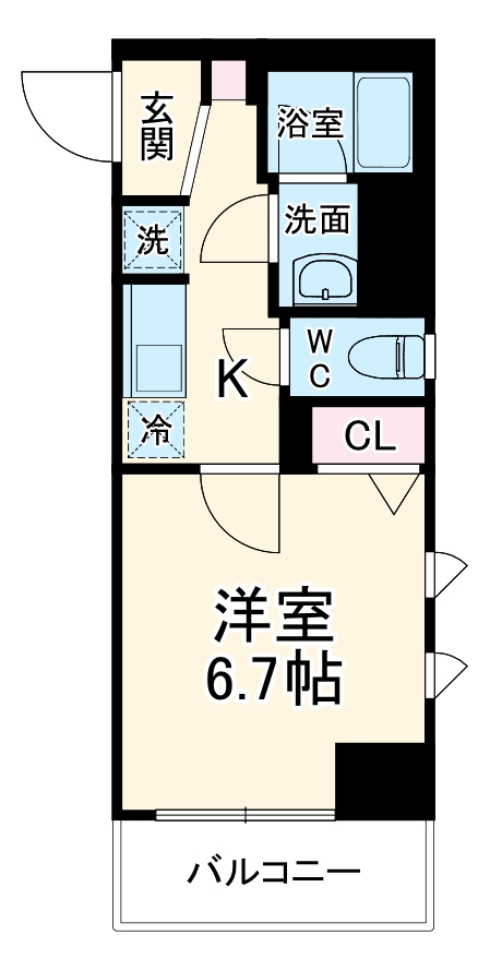 Sky Aobadaiの間取り