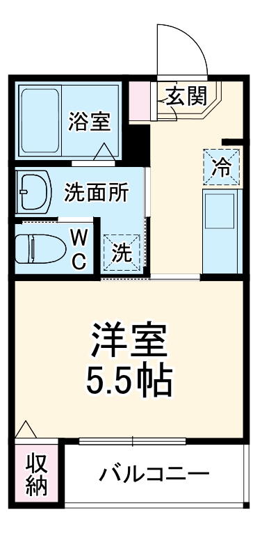 MELDIA東林間の間取り