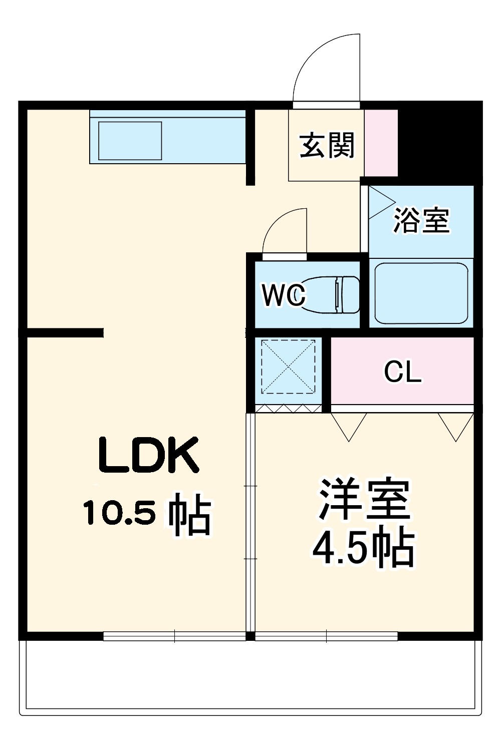 シャンロック湯本の間取り