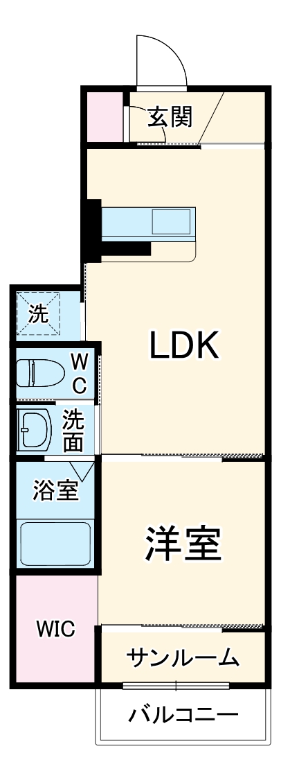 アビタシオン元町Ⅱの間取り
