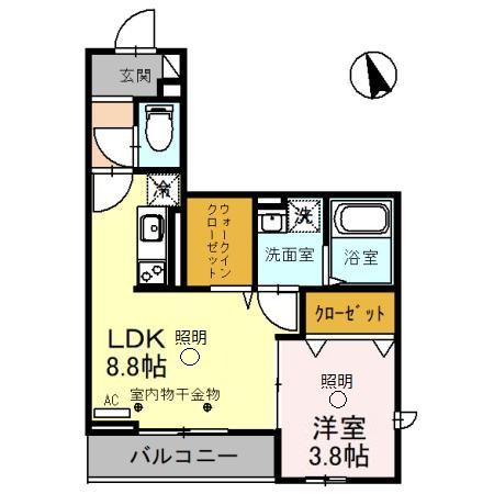Briller 東大宮の間取り