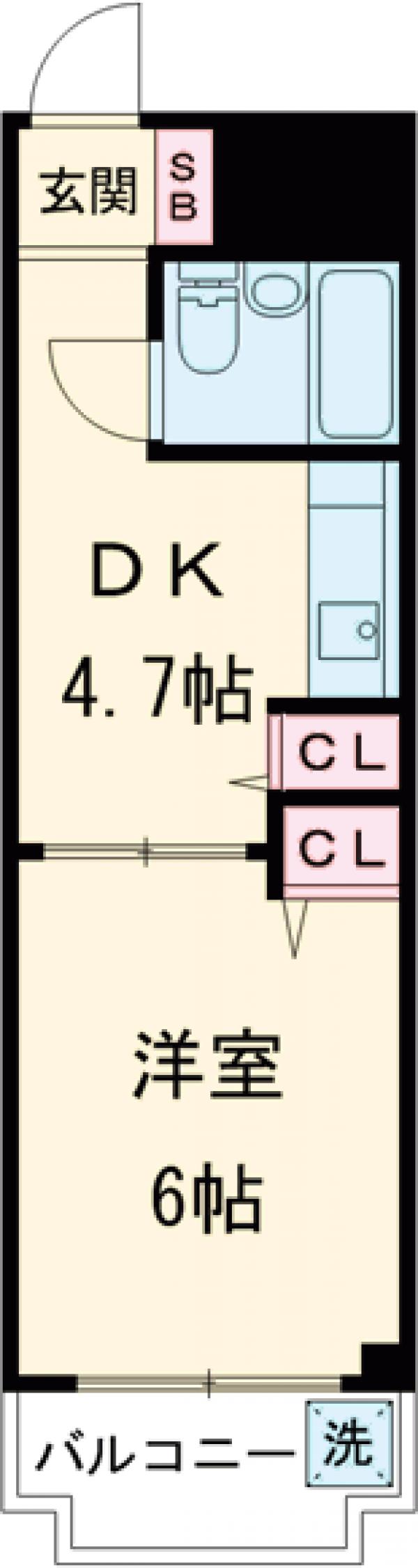 パレット御殿山の間取り