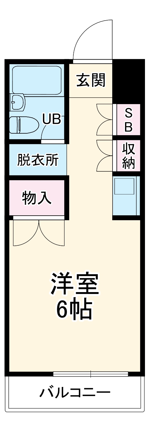 ギャラリーさがみ野・0304号室の間取り