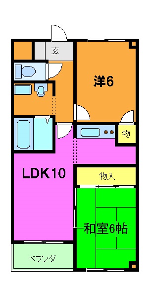 セーブル葛野の間取り