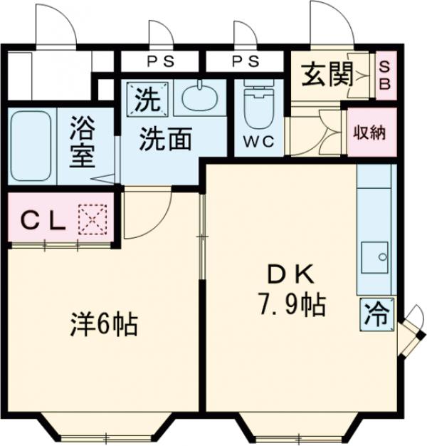 メゾンさかえの間取り