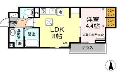 アヴァンス東日暮里の間取り