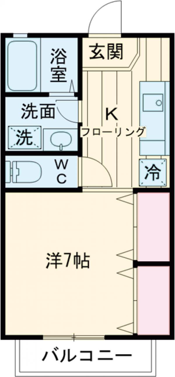 ハイツ有本の間取り