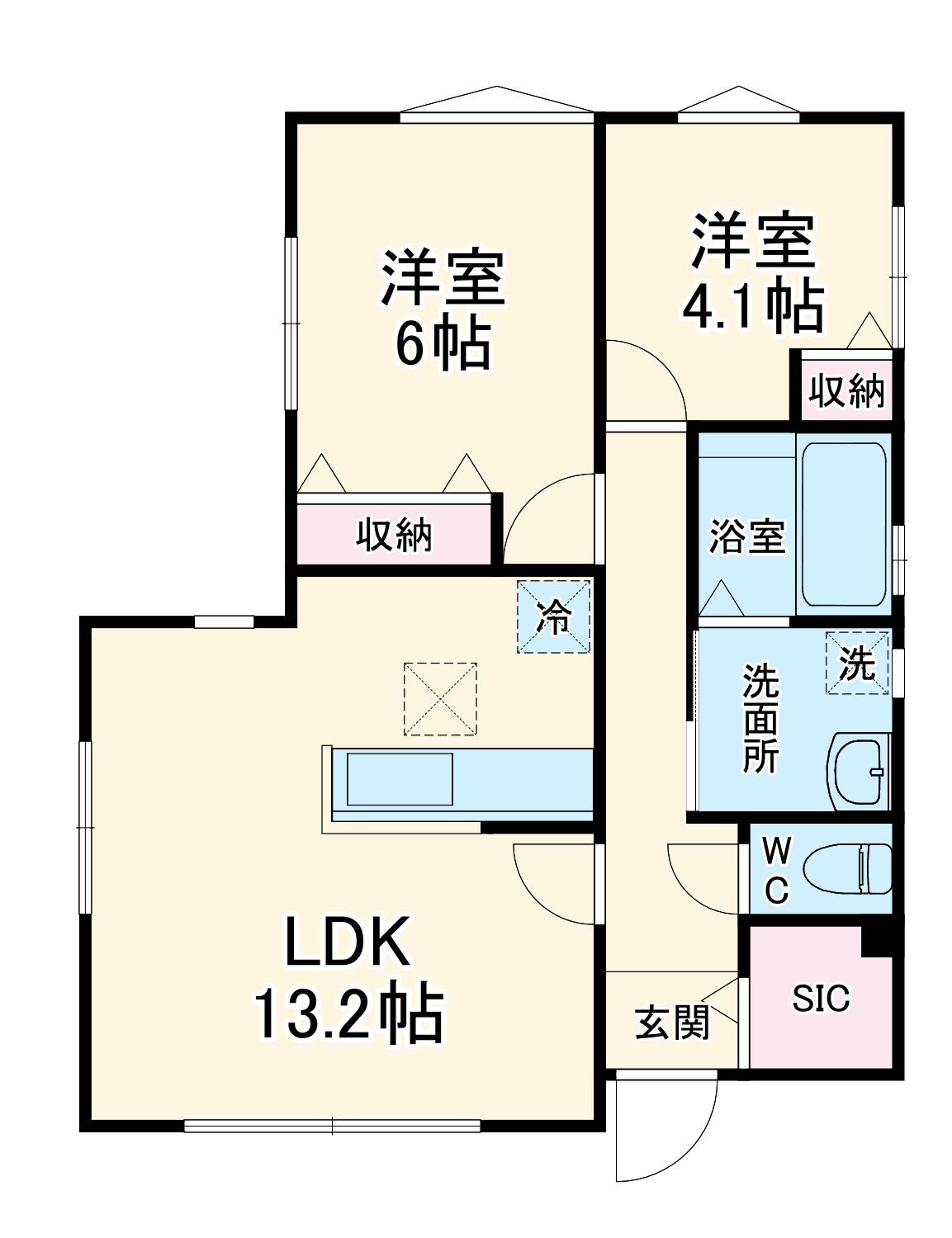 エスブライト相模原の間取り