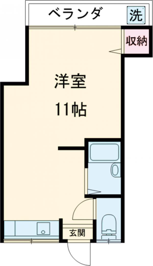 つくし荘の間取り