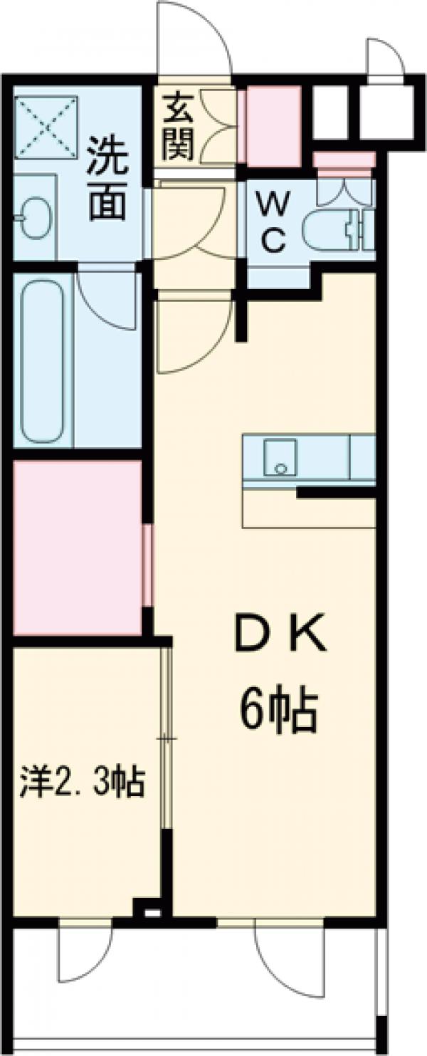 レジデンス東中野ガーデンの間取り