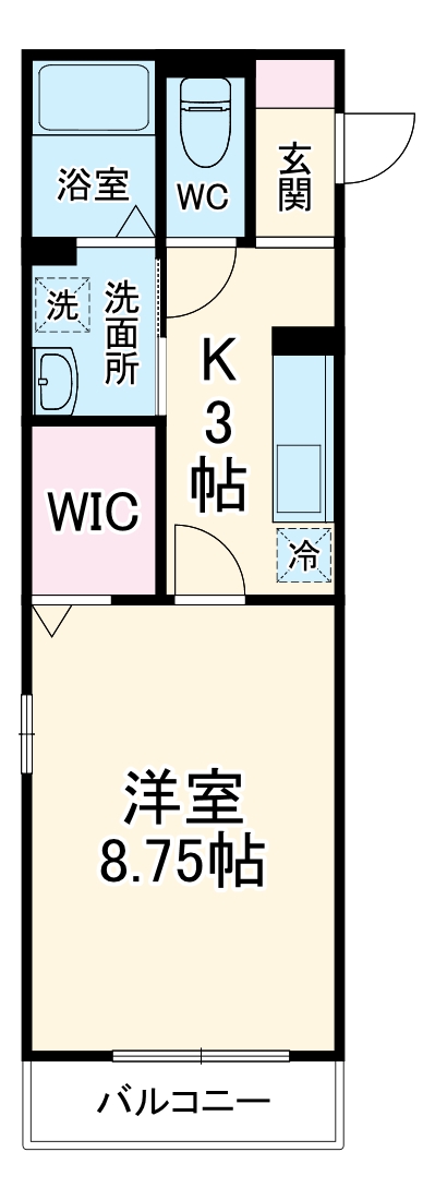 メルヴェーユ八潮中央 Aの間取り