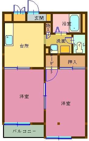 ドミールイシイの間取り