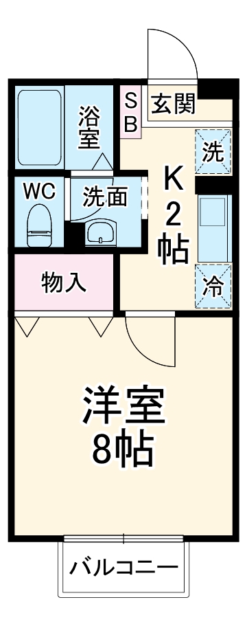 アプリコットパレスの間取り