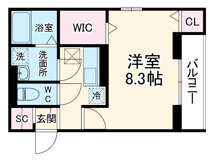 soavita(ソアヴィータ)の間取り
