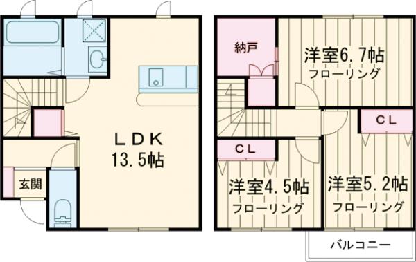ベルリードF・千原の間取り