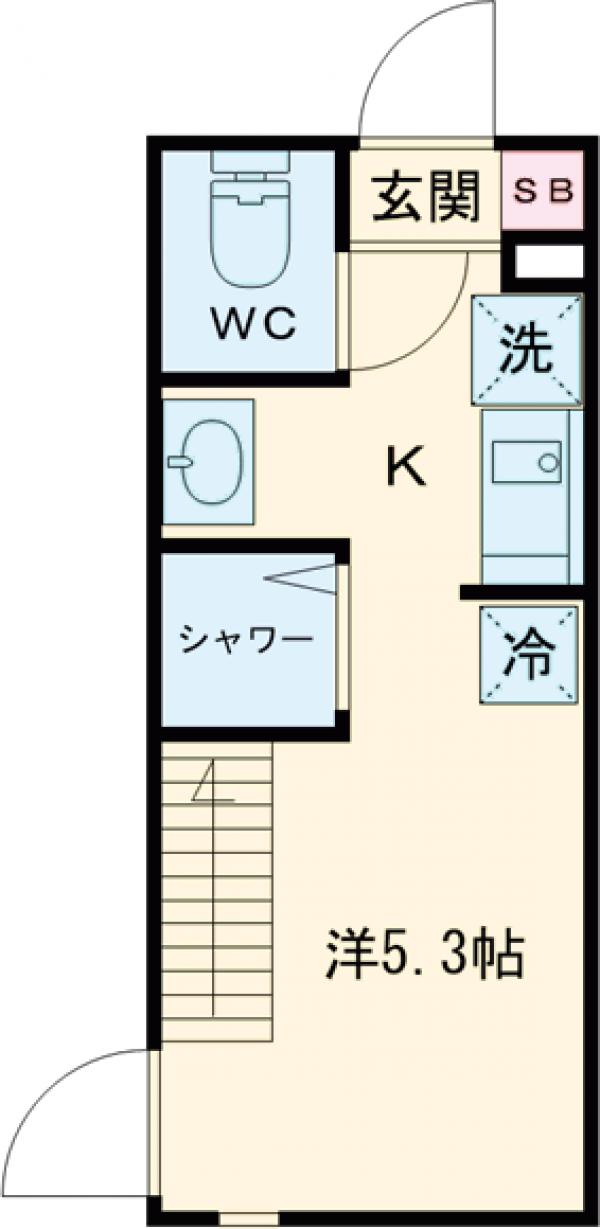 ソレイユテラス東十条の間取り