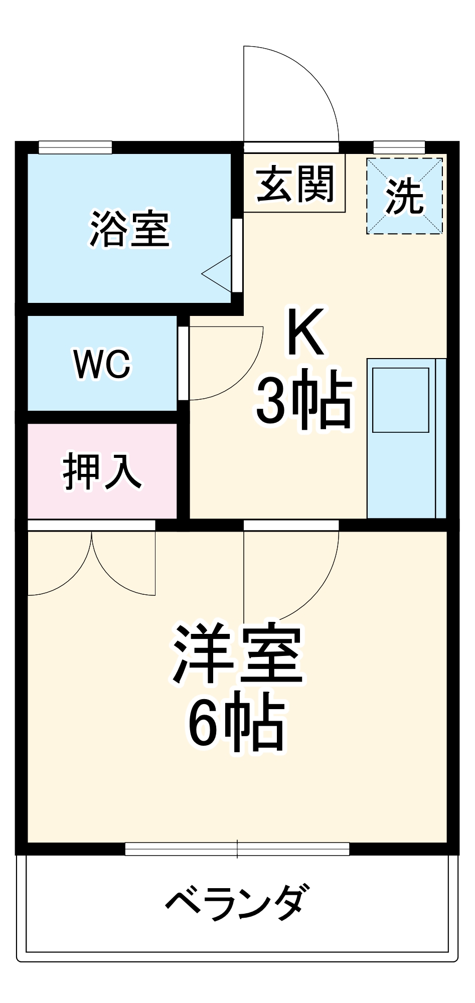 ドォミトリー御幸山の間取り