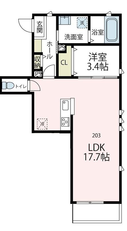 セプテンバー浜町の間取り