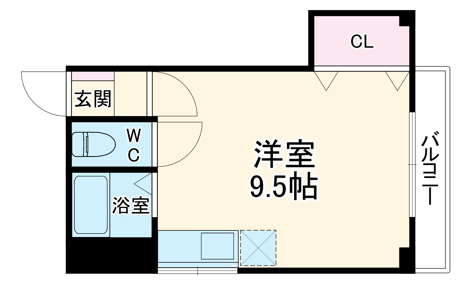 神崎プラザの間取り