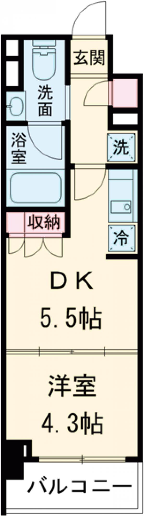 オーキッドレジデンス住吉の間取り