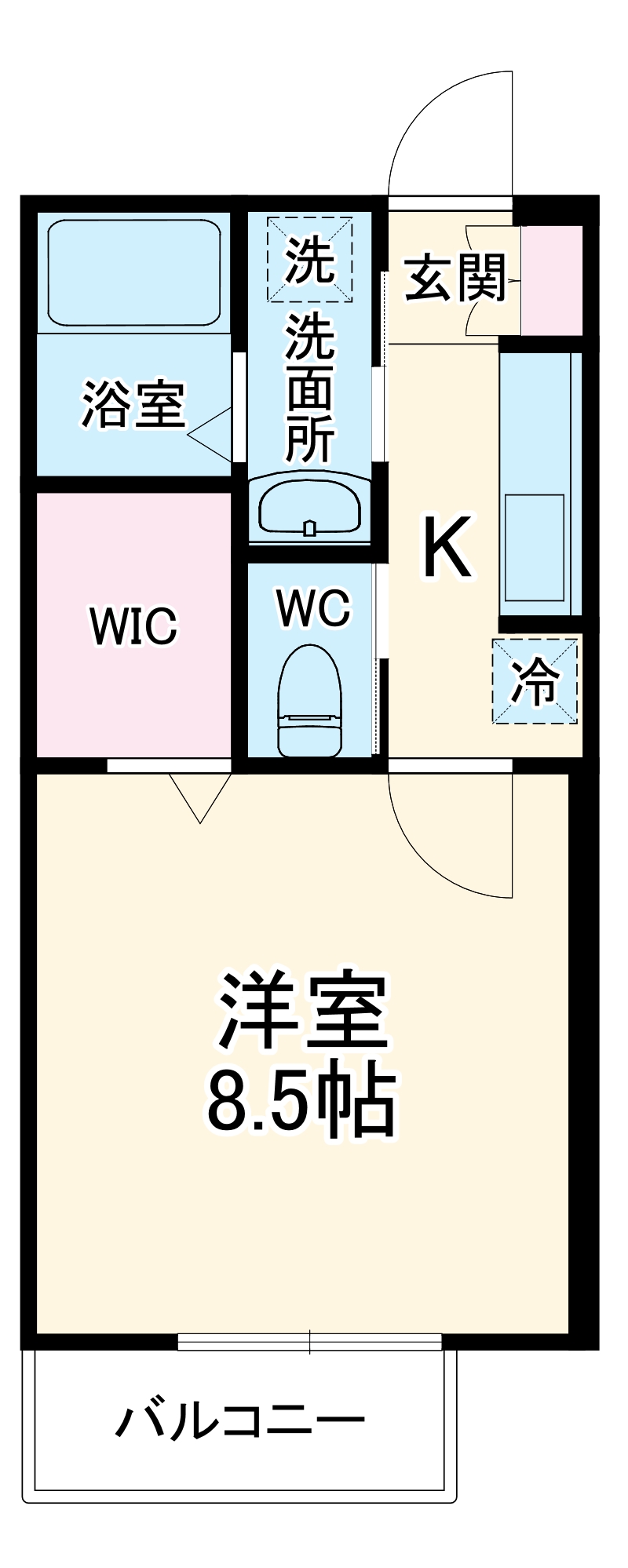 PRIMEWOOD西船橋の間取り