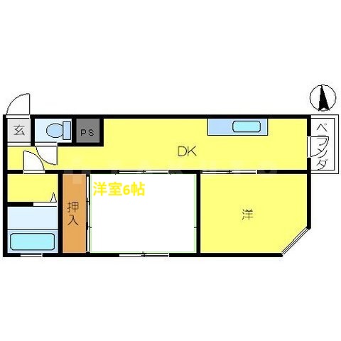 マンション富の間取り