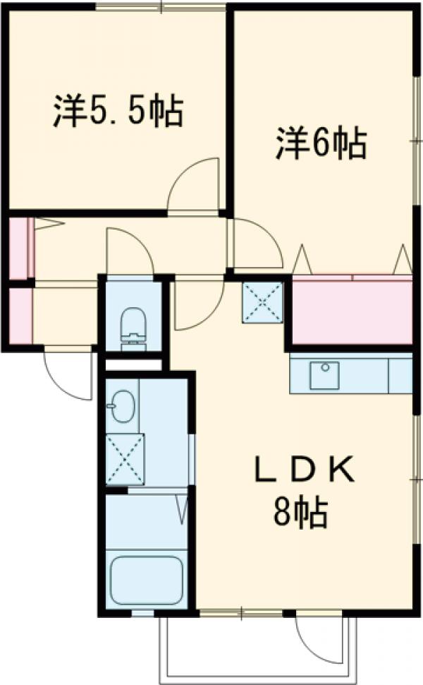 レーベンⅠの間取り