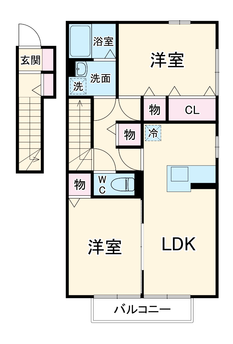 ガーデンヒルズの間取り
