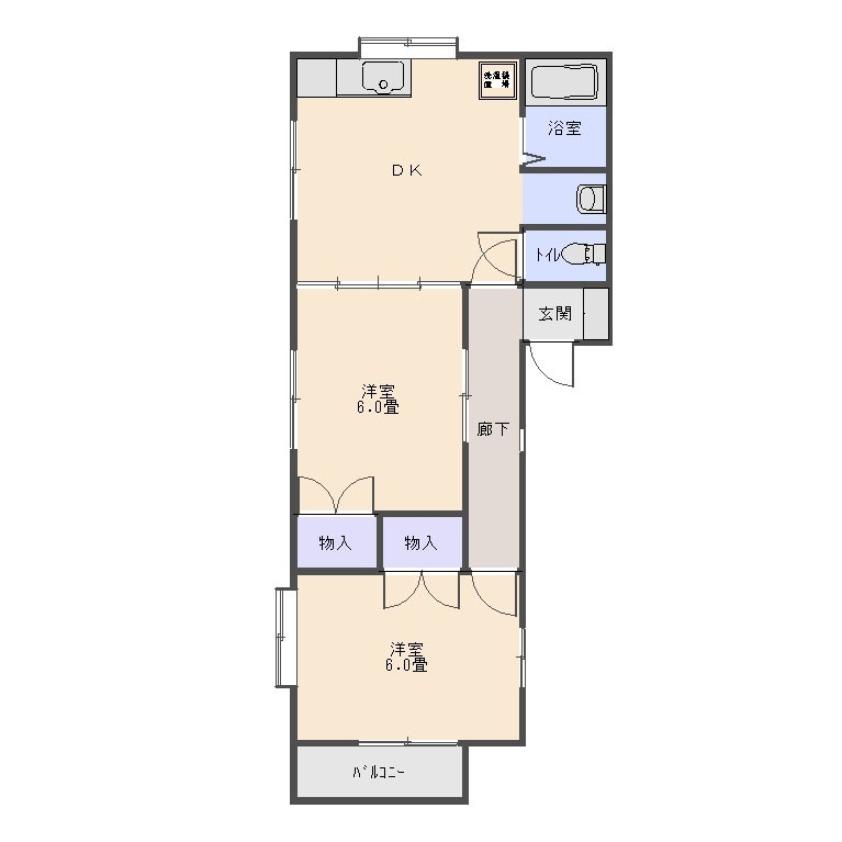 レジデンス小山の間取り