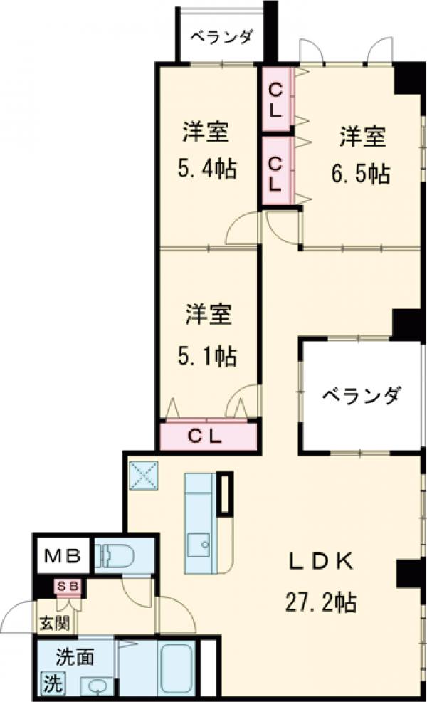 ジックス桜の間取り