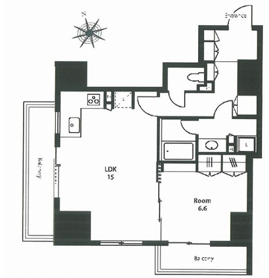 ステイシス町屋の間取り
