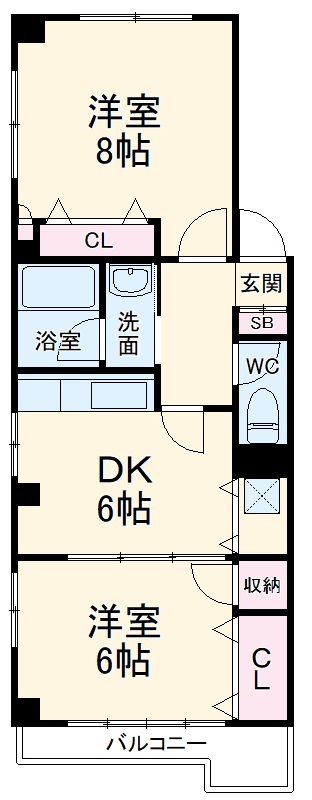 ハイム松山の間取り